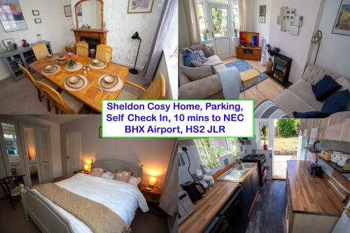 NEC, BHX Cosy 3 Bedroom House with Parking