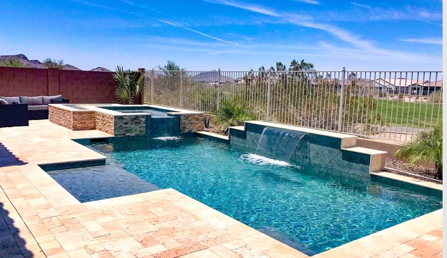 Negotiable rates! Golf Course Oasis w/Custom Pool and Spa!