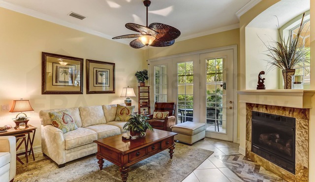 Nestled in a sancutary of beautiful trees in gated Villas at Summer Beach. Ground Floor unit.