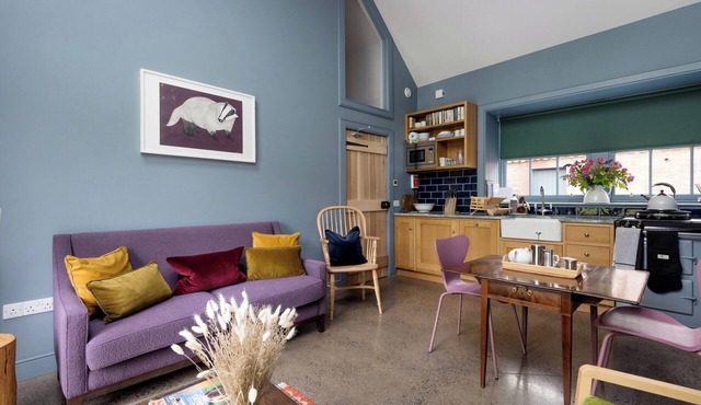 Nestled in expansive grounds, this rural retreat is a sanctuary for couples and solo adventurers.