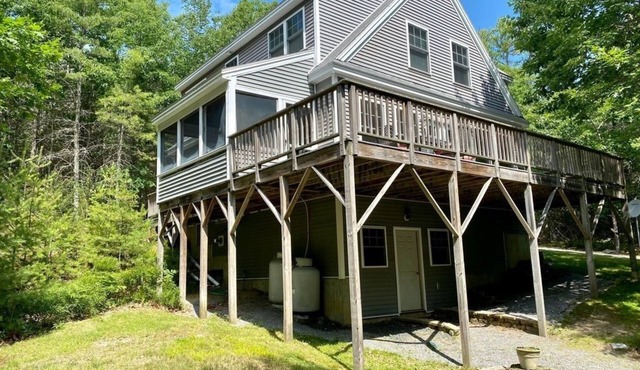 Nestled in the private woods of Georgetown, Maine rests this 3 bedroom, 2.5 bath beauty!