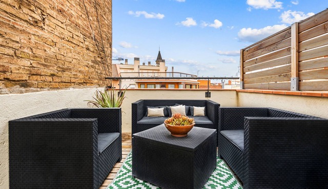 Nestled in the vibrant heart of Barcelona, just a stone's throw away from Plaza Espanya