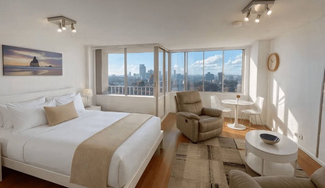 Neutral Bay- WY603 Wyagdon Street - Modern Studio with Harbour Views, Pool Parking in Secure Building