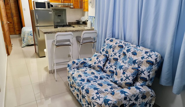 New. 1 room apartment. 3-C