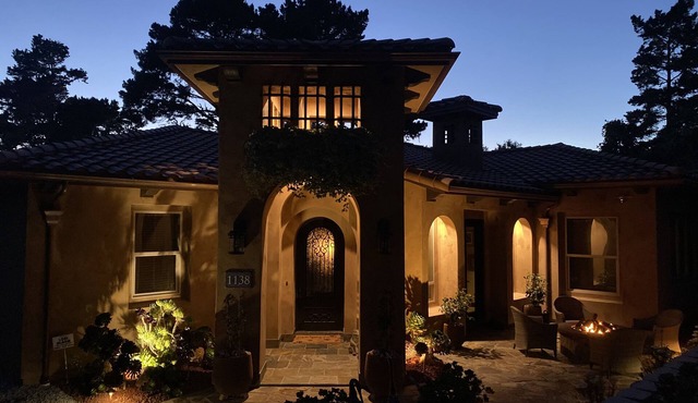 New 2,638 sf custom built Tuscan Style home in Pebble Beach.