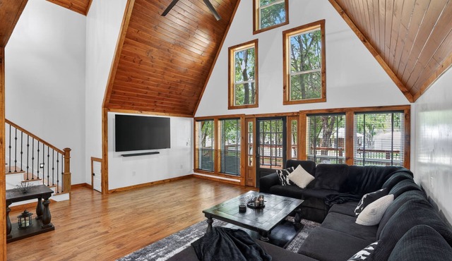 New A-Frame Cabin · 3BR · Secluded Wooded Lot