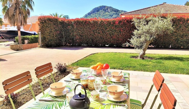 New air-conditioned apartment 4 pers with garden near the beaches of Saint Florent