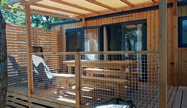 NEW AIR CONDITIONED MOBIL HOME - CAMPING 5* - FOR 6 PEOPLE with dishwasher