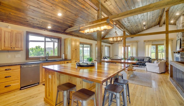 New Albin Vacation Rental w/ Fire Pit & Views!