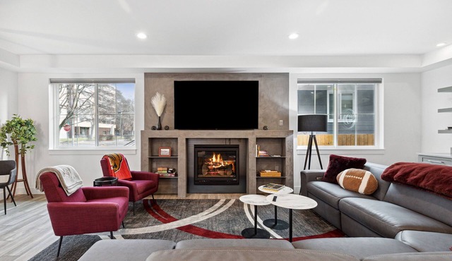 New and sophisticated home in the University District with spectacular views of the "M".