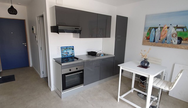 New apartment in private residence with swimming pool