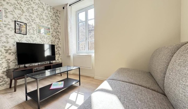 New apartment for 4 people in the heart of Riom