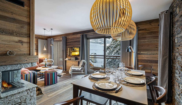 New apartment in Méribel with parking, for 6 people