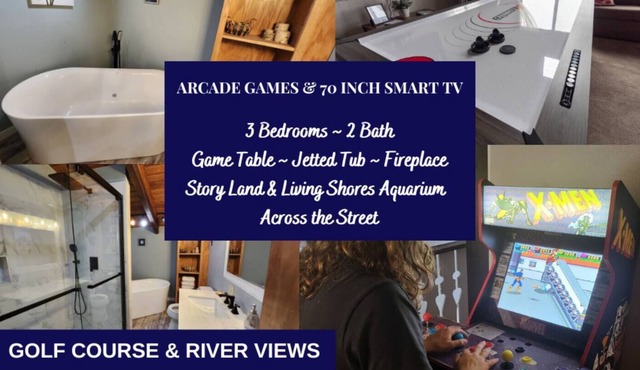 *NEW*Baths/Appliances*Arcade Games*Gas Fireplace
