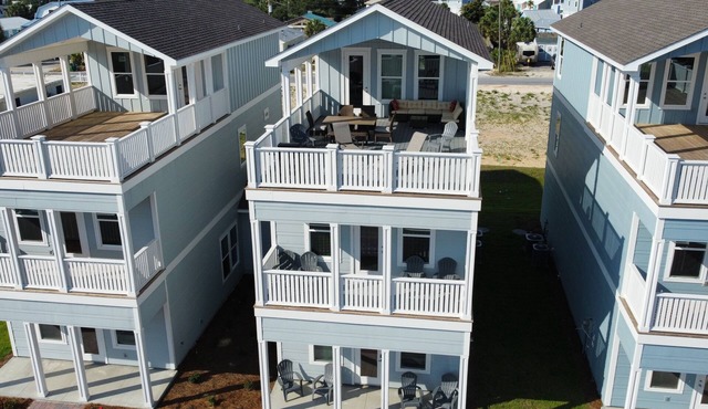 NEW🌴Beach villa⛱sleeps 16🐚4BR🌊Gulf View+grill area