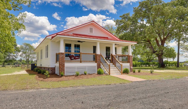 New Bern Vacation Rental on Farm w/Fire Pit!