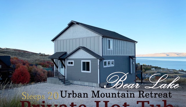 NEW Build Bear Lake Urban Mountain Retreat-Breathtaking Views & private Hot Tub