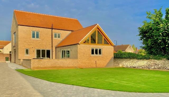 New Build Luxury Detached Stone House in Idyllic Village
