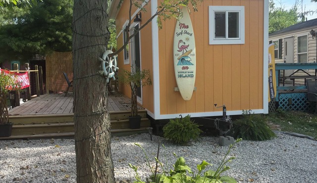 NEW BUILD Tiny Home “The Surf Shack” on Middle Bass