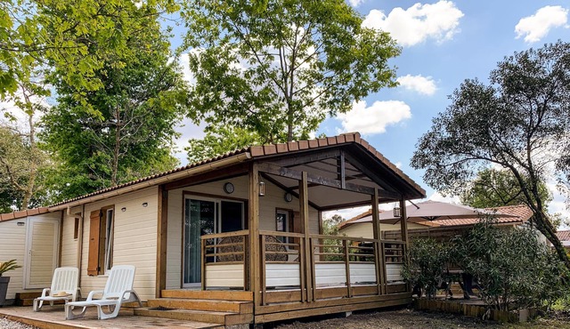 NEW CHALET 4 PERS. ANY COMFORT SOUTH LANDES SEA FOREST HEATED POOL