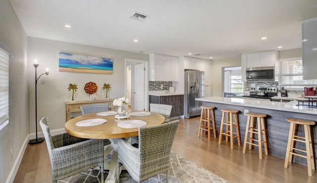 NEW! Charming Retreat, Steps From Dining!