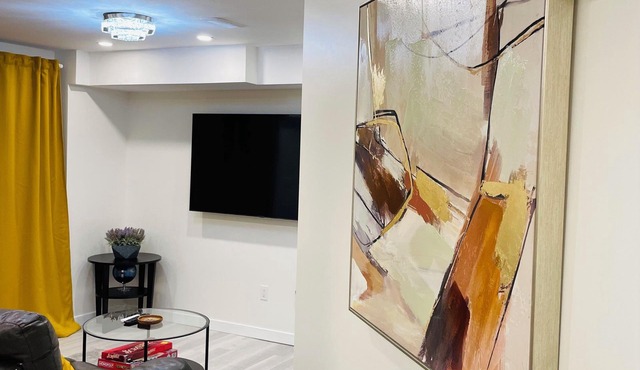 New, Clean and Comfortable Apartment with Private Entrance.