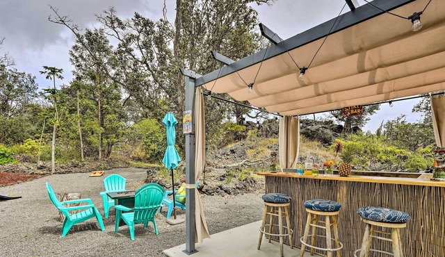 NEW! Colorful Big Island Getaway on 3 Acres!