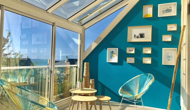 [NEW] Comfortable house with sea views 100 meters from the beach