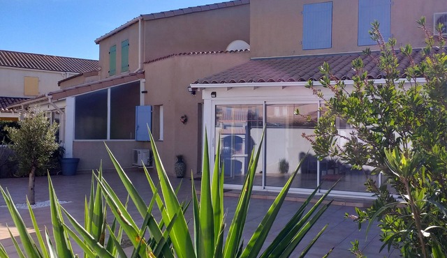 NEW! Comfortable villa 500m from the beach, Air conditioning, WIFI, residence with swimming pool