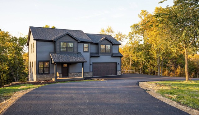 New construction, Hot tub, Game room, Extra-large patio, Firepit, covered porch
