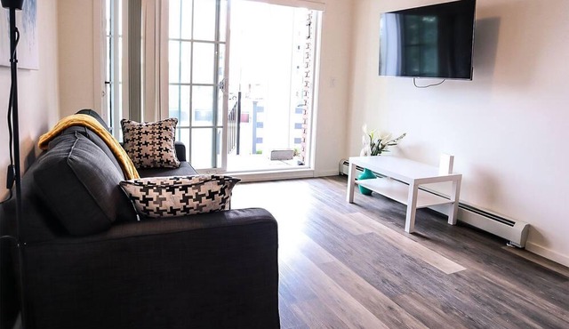 New cozy condo with air-condition and free parking in a homely environment.