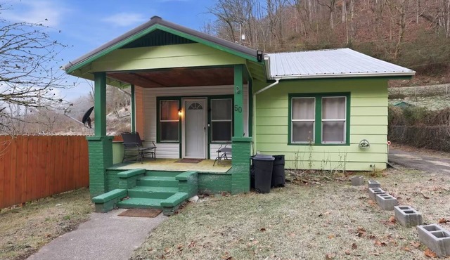 New! Cozy Green Cottage! 3-bedroom house in charming Matewan. Pet-Friendly!