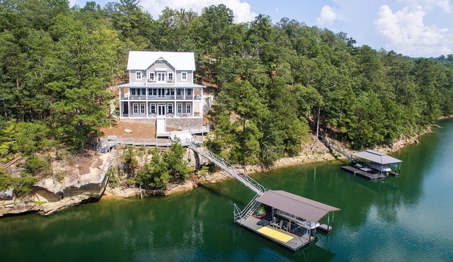New Craftsman Lakefront Home On Smith Lake
