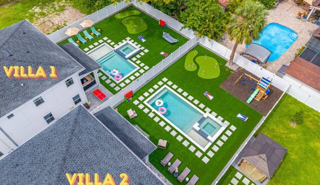 NEW-Deluxe Villa Escape: Double the Fun -Sleeps 30