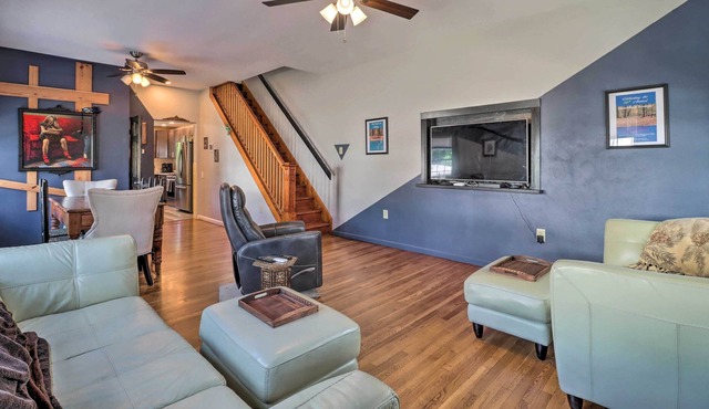 NEW! Dog-Friendly Jim Thorpe Townhome w/ Fire Pit!