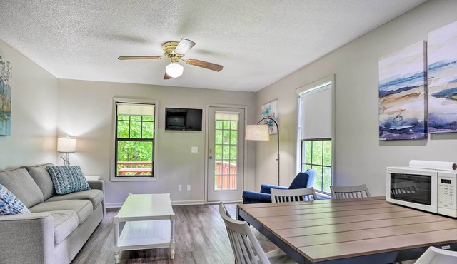 NEW! Dog-Friendly Lakefront Cabin w/ Deck Dining!