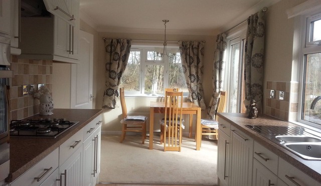 New double size lodge central Scotland. Near Gleneagles and Perth.