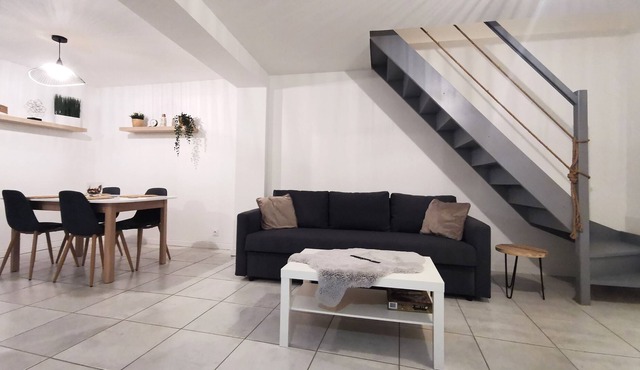 New duplex in the city center of Nemours