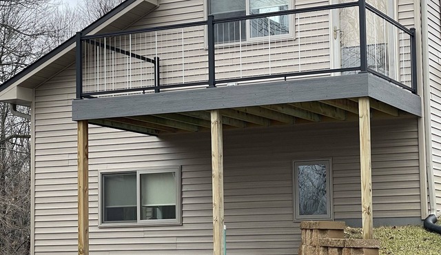 New dwelling located in the Driftless Region of Wisconsin