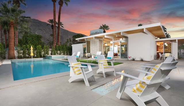 NEW Eichler Post&Beam 5BR + Saltwater Pool/Spa & Mtn Views! HGTV star designed!