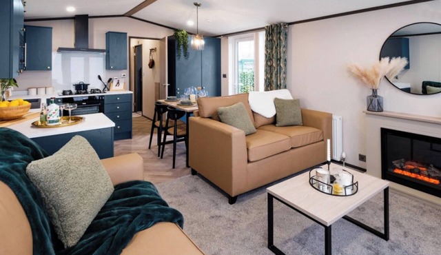 New for 2023. Contemporary 3 bedroom lodge at Green Meadows Country Park.