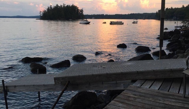 New for 2024! Serene cottage with expansive view over Sebago Lake!