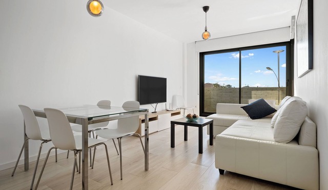 New holiday Apartment "Gregal By Enjoy Rocas Doradas" with Sea View, Pool & Wi-Fi