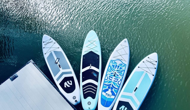 ☀️NEW HOME☀️ - 2 Master Bedrooms, Double Decker Dock, Lillypad, Paddle Boards