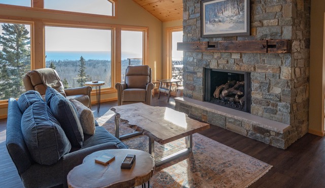 New Home with Panoramic Lake Superior Views in Lutsen