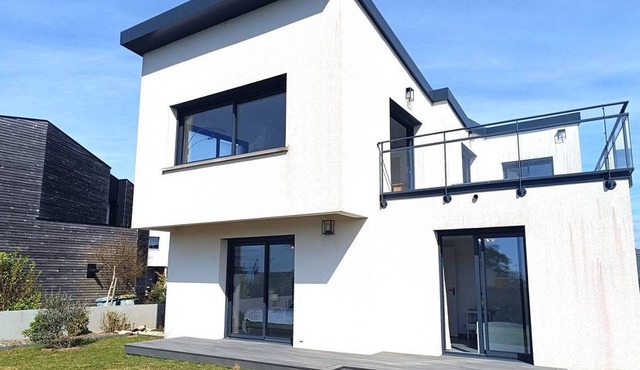 New House 4* with Sauna, WIFI 150m from the beach - Pleumeur-Bodou