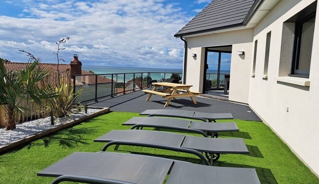 New house, 6 people, Sea view, Criel sur mer
