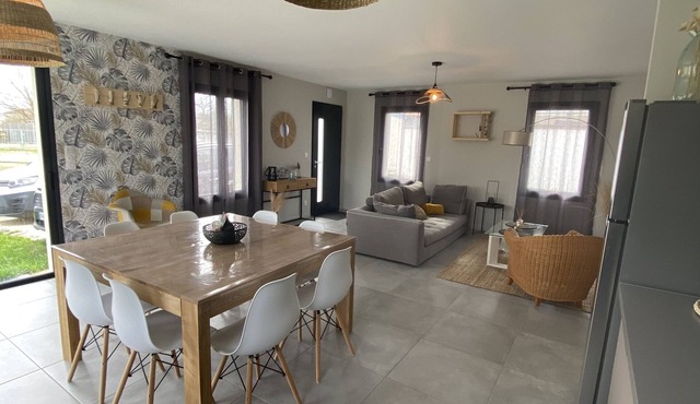 New house between beach and forest