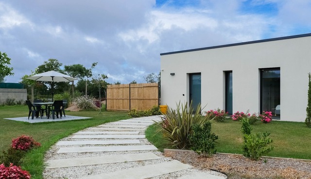 New house in a quiet environment