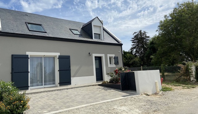 New house with beautiful sea view